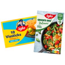 Iglo Fish& Fun, Marktkraam of groente idee